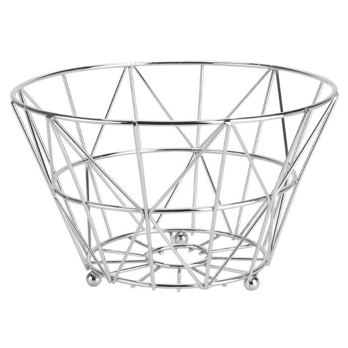 Φρουτιέρα μεταλλική EQUINOX 24x14cm 24x14cm Φρουτιέρα μεταλλική EQUINOX