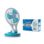 Φορητός ανεμιστήρας επαναφορτιζόμενος με LED φωτιστικό 1